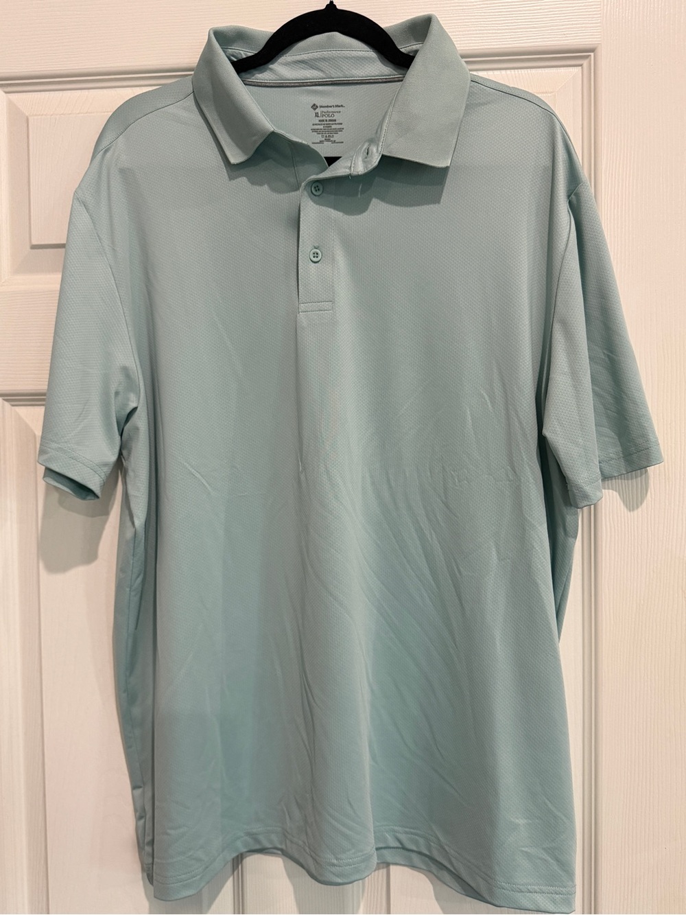 Men's Polo in Light Mint - Breathable Short Sleeve
